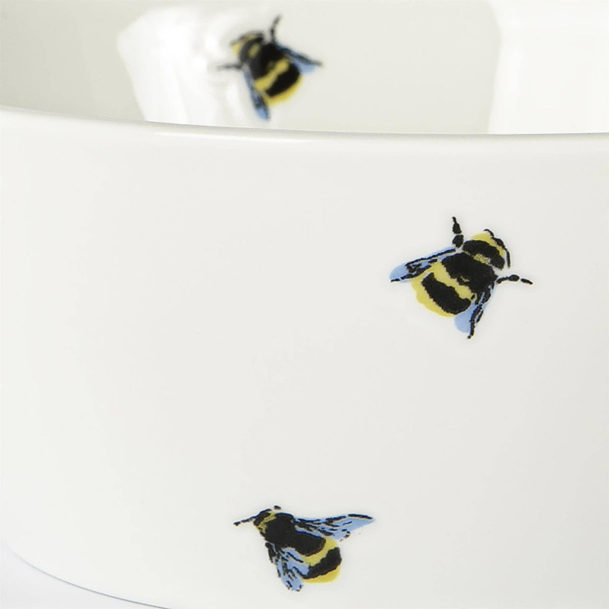 Joules Bee Casual Cereal Bowl - 14cm - White