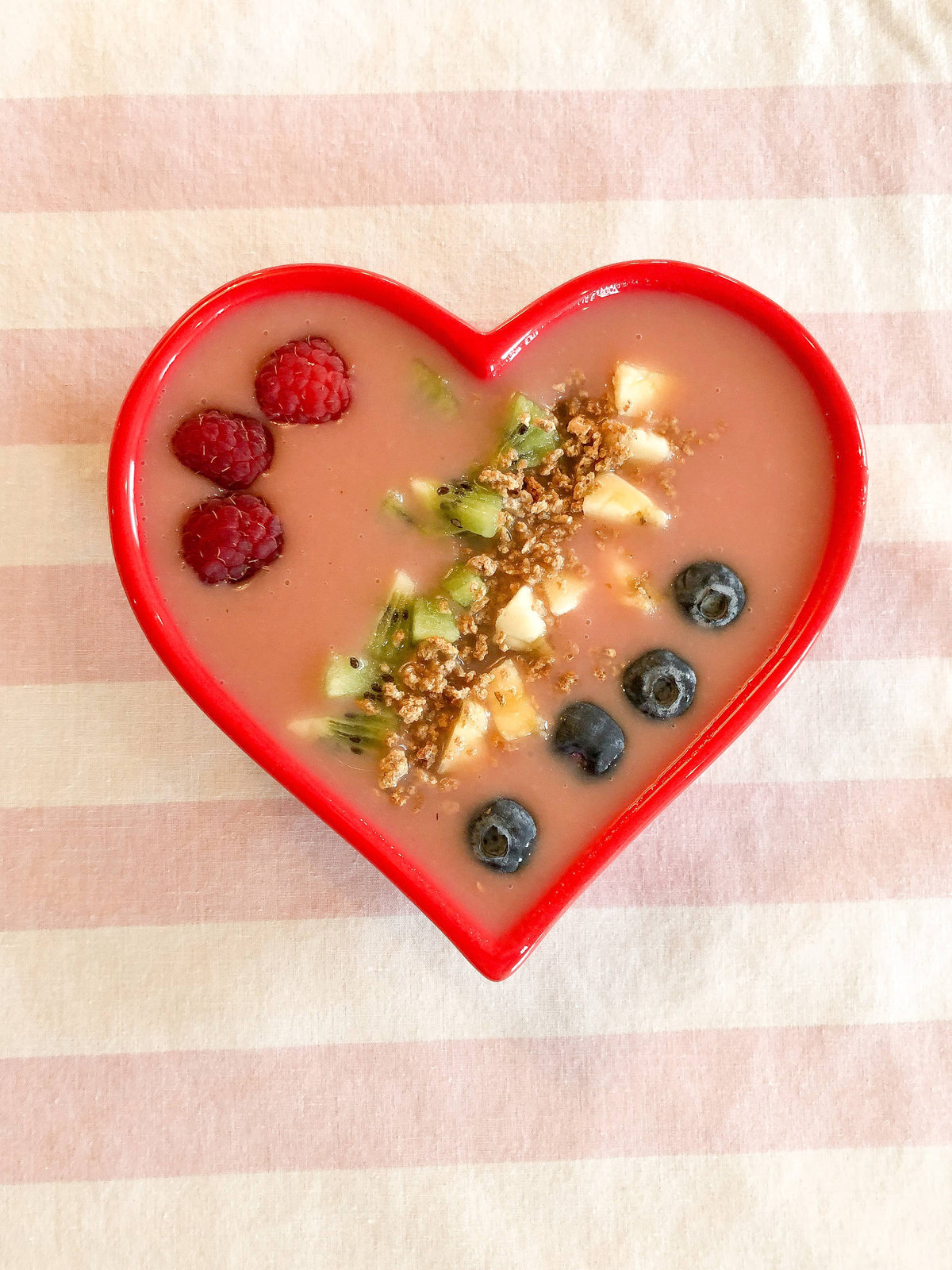 Red Heart Shaped Bowl
