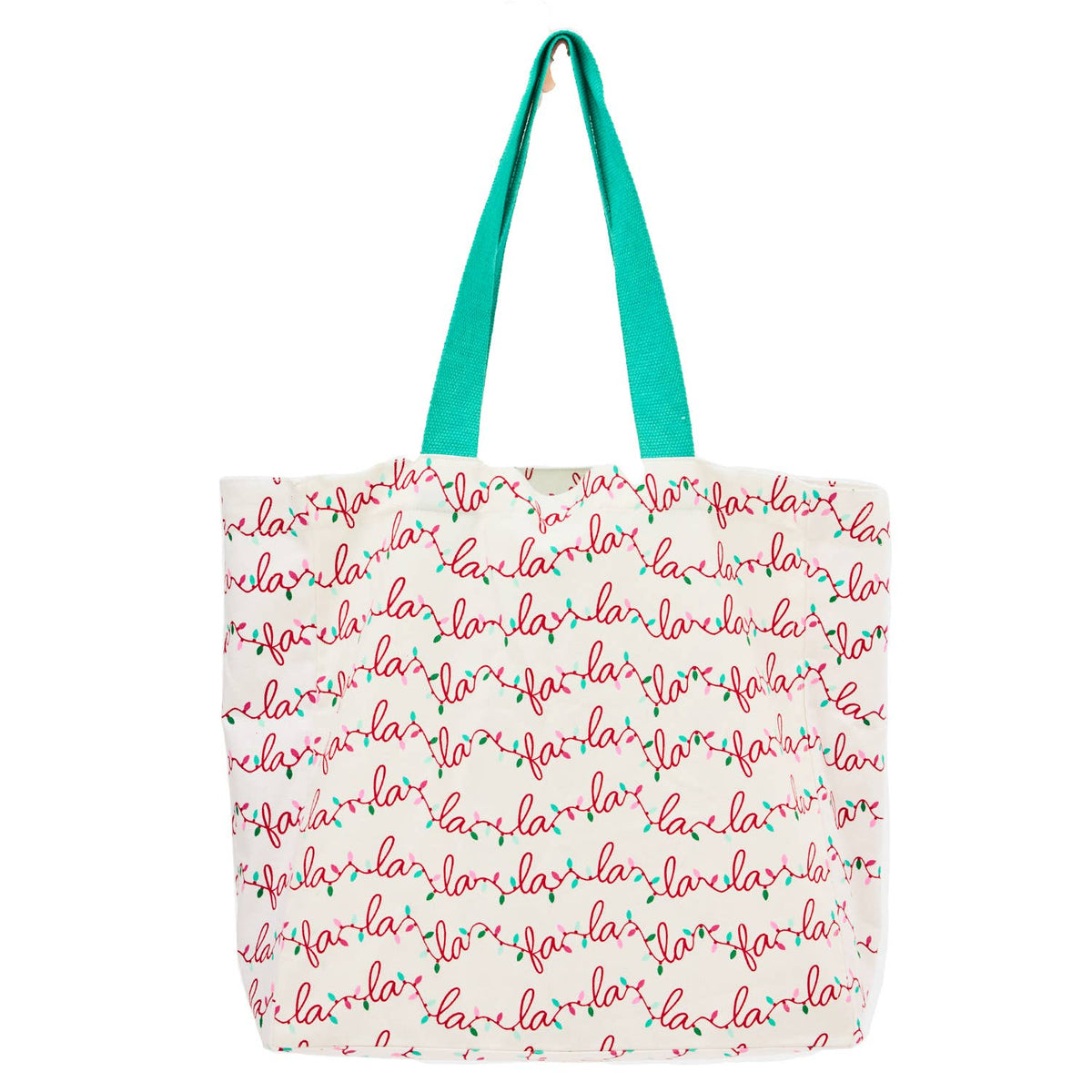 Petite Carry Tote Holiday Trellis