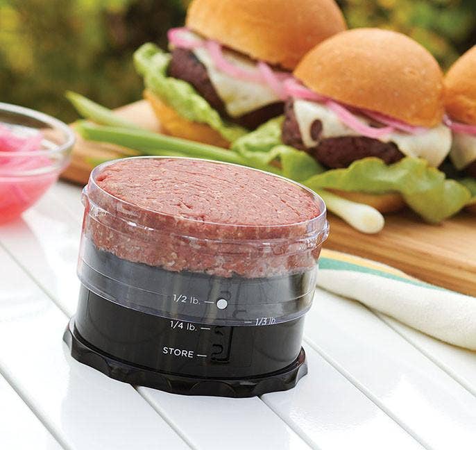 Outset Adjustable Burger Press, 4.5" x 4.5" x 2"