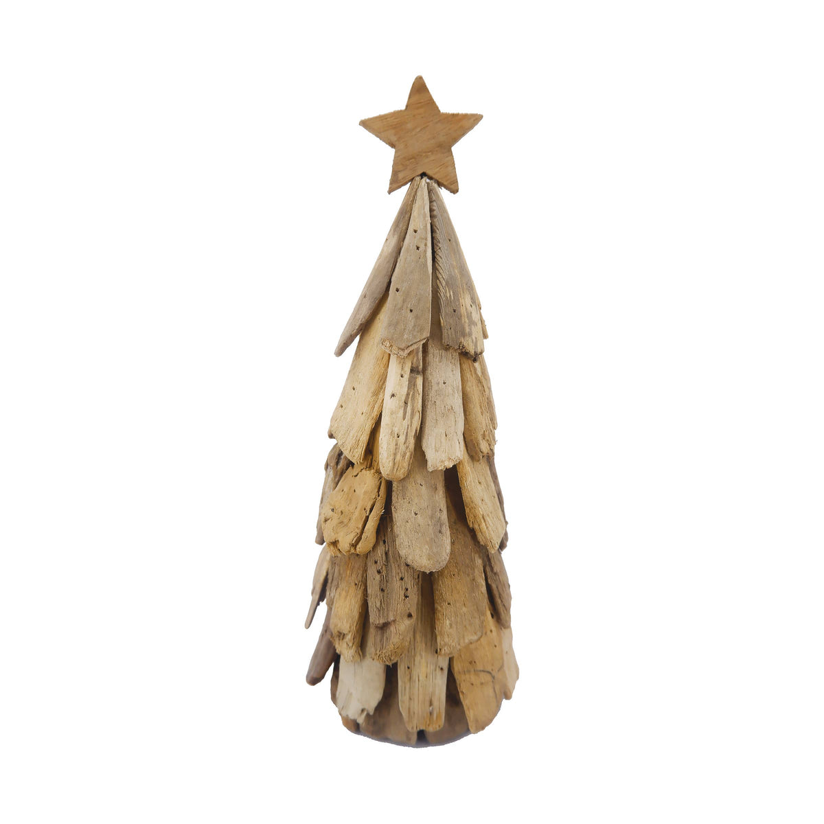 Christmas Driftwood Tree w/star Figurine