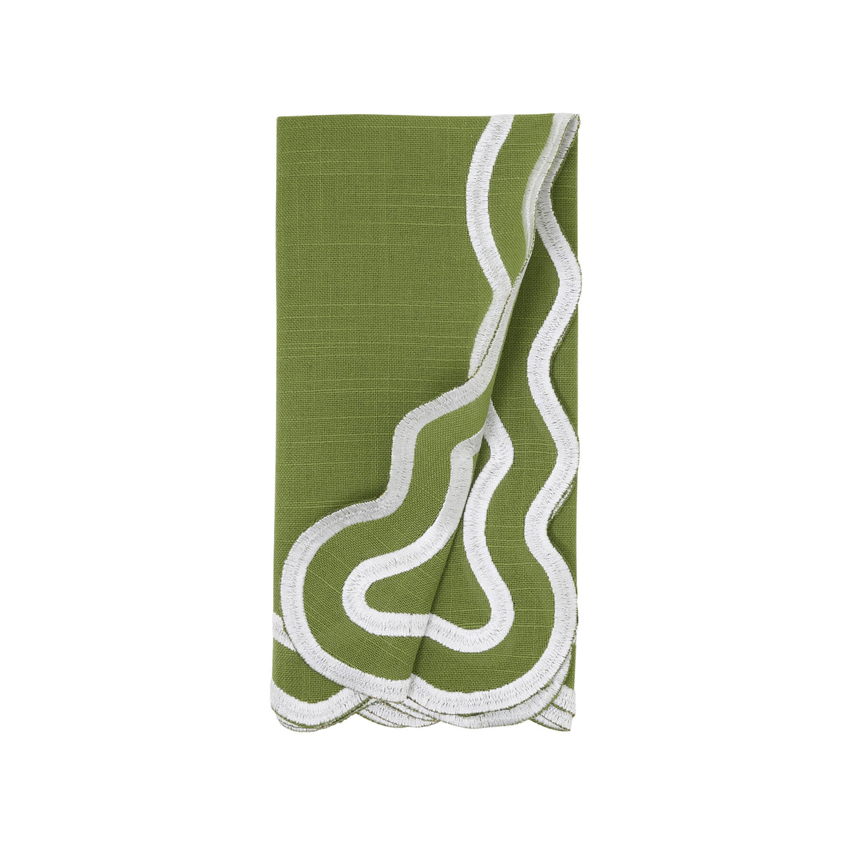 Scalloped Edge Cloth Napkin