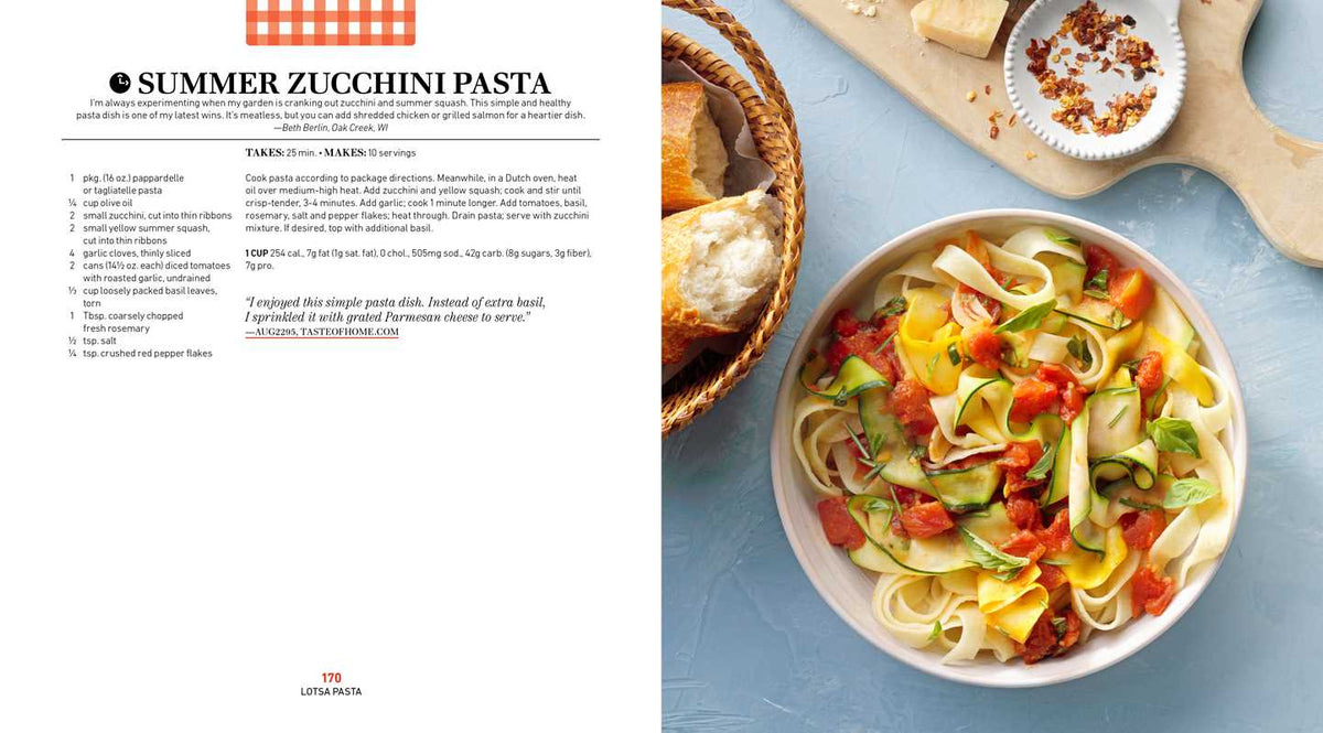 Taste of Home Pizza, Pasta, and More by