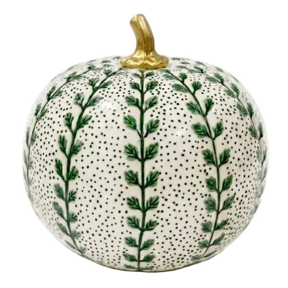 Green Meadow Sprig Pumpkin
