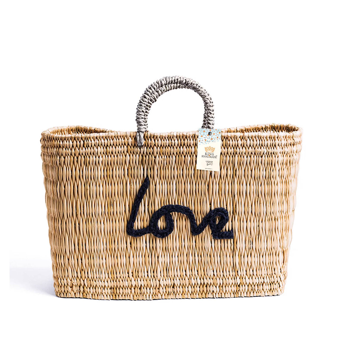 Personalized double embroidered name + Custom Weave Handbag