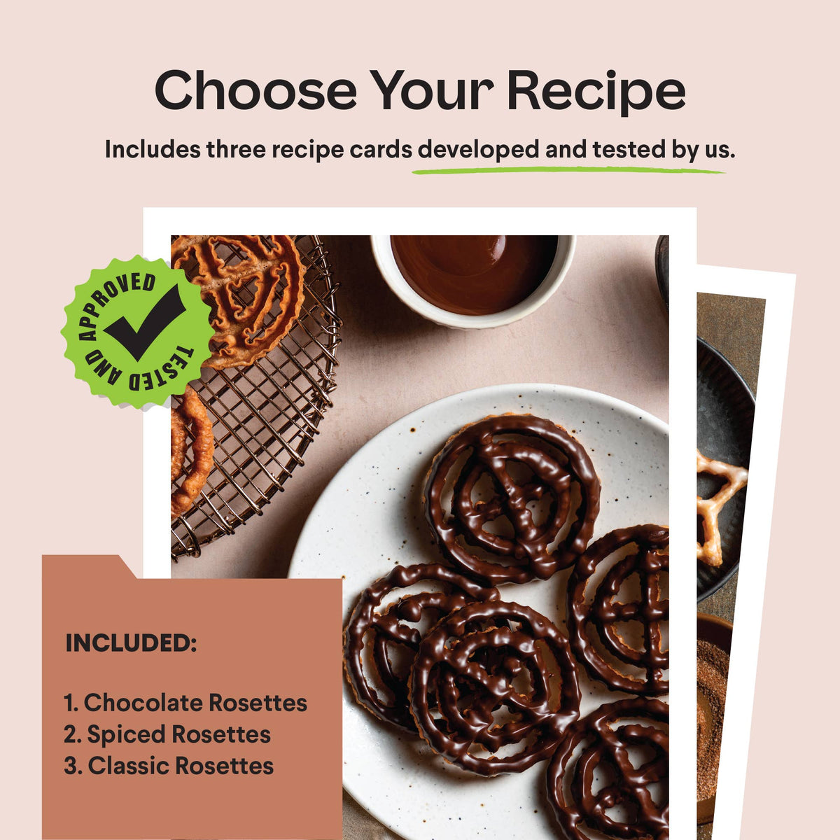 Rosettes and Waffle Kit | Baking Tools | Women's Gift