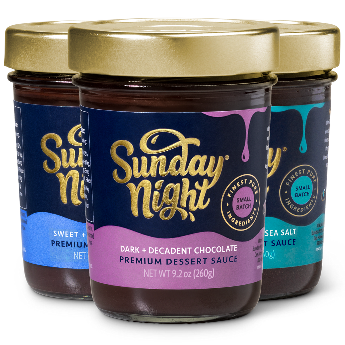Dark Chocolate + Sea Salt Chocolate Sauce