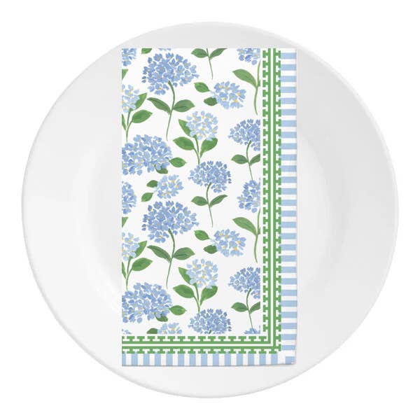 Dinner Napkins Set of 4 | Blue Hydrangeas