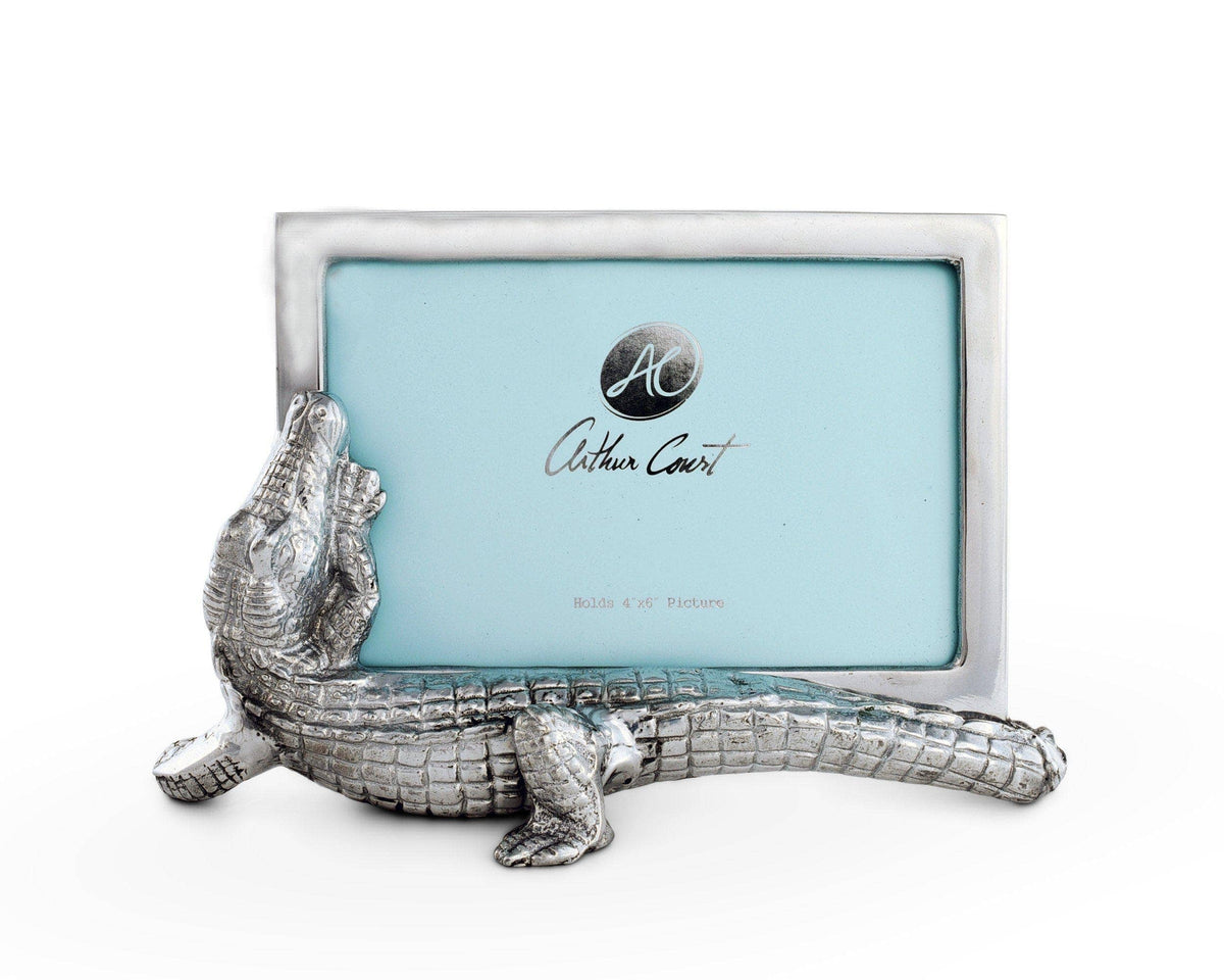 Alligator Photo Frame - Features Two Alligator Figures