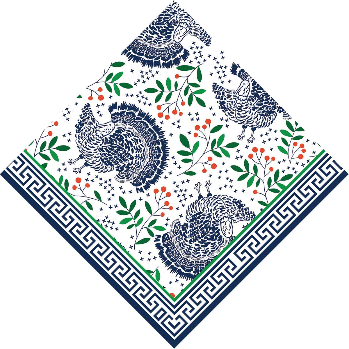 In Stock WH Paper Cocktail Napkins | Turkey Toile