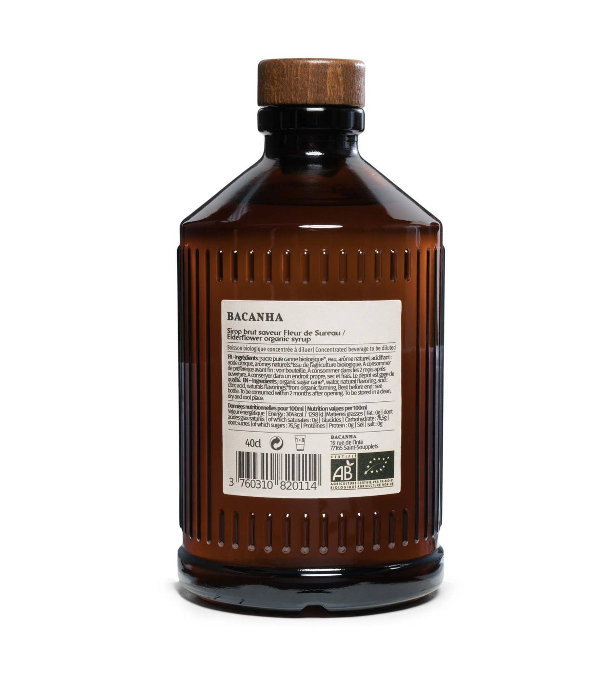 Raw Elderflower Syrup - Organic - 13,5 fl. oz.