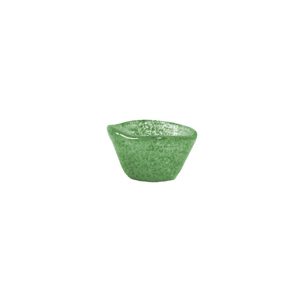 Glass Dinnerware dia.2.75" h:1.5" 2 oz. Round Green Glass Ramekin (Set of 6)