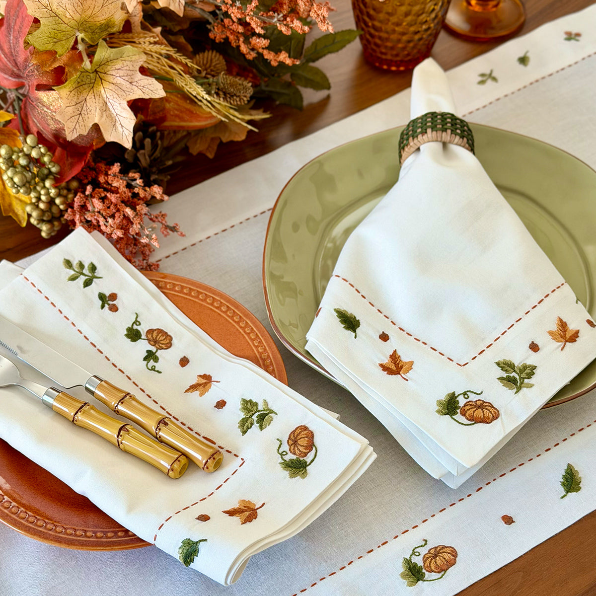 Bodrum Autumn Medley Napkins — Bodrum collection image 2