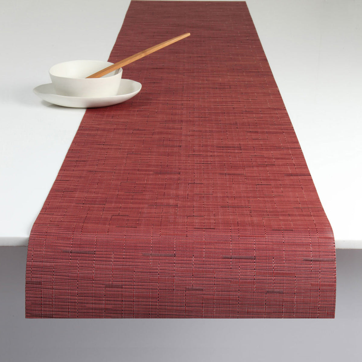 Bamboo Table Runner Samples - Cranberry