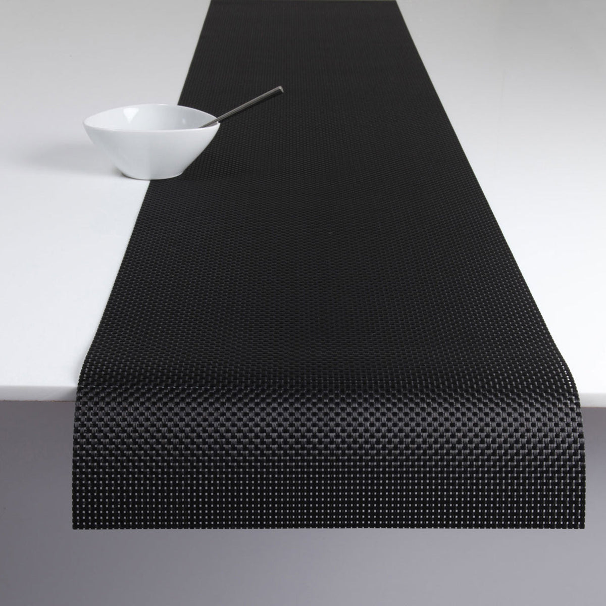 Mini Basketweave Table Runners - Black