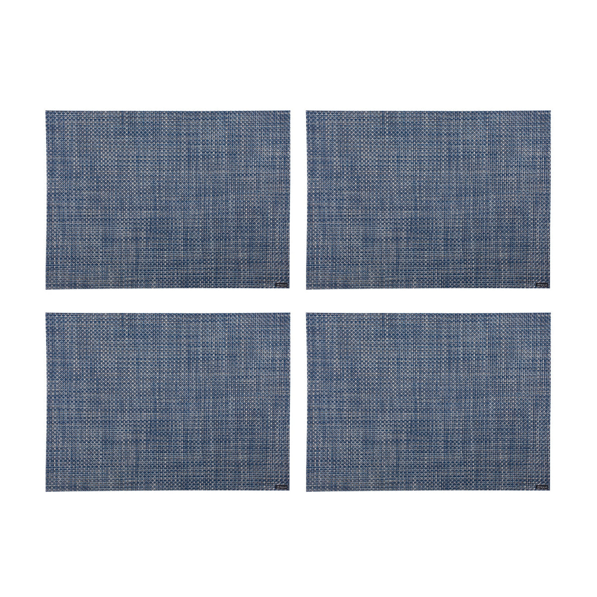 Basketweave Placemats - Denim
