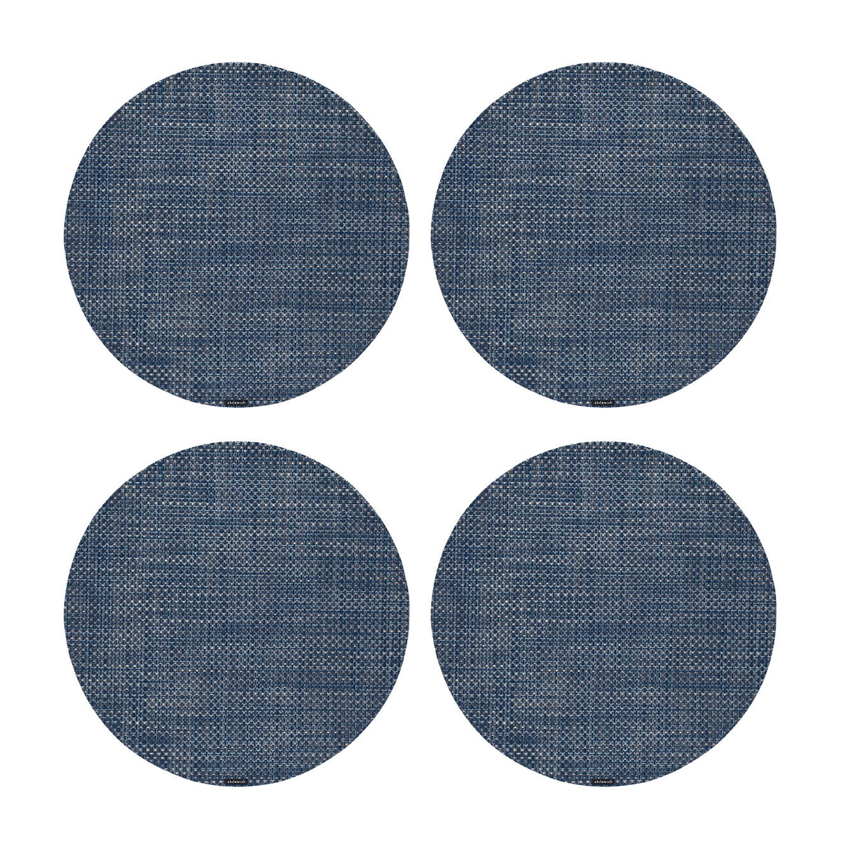 Basketweave Placemats - Denim