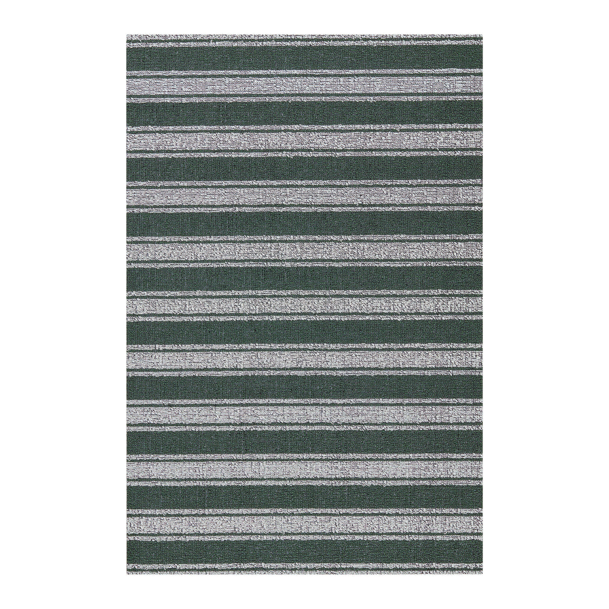 Boardwalk Stripe Shag Mats - Fern