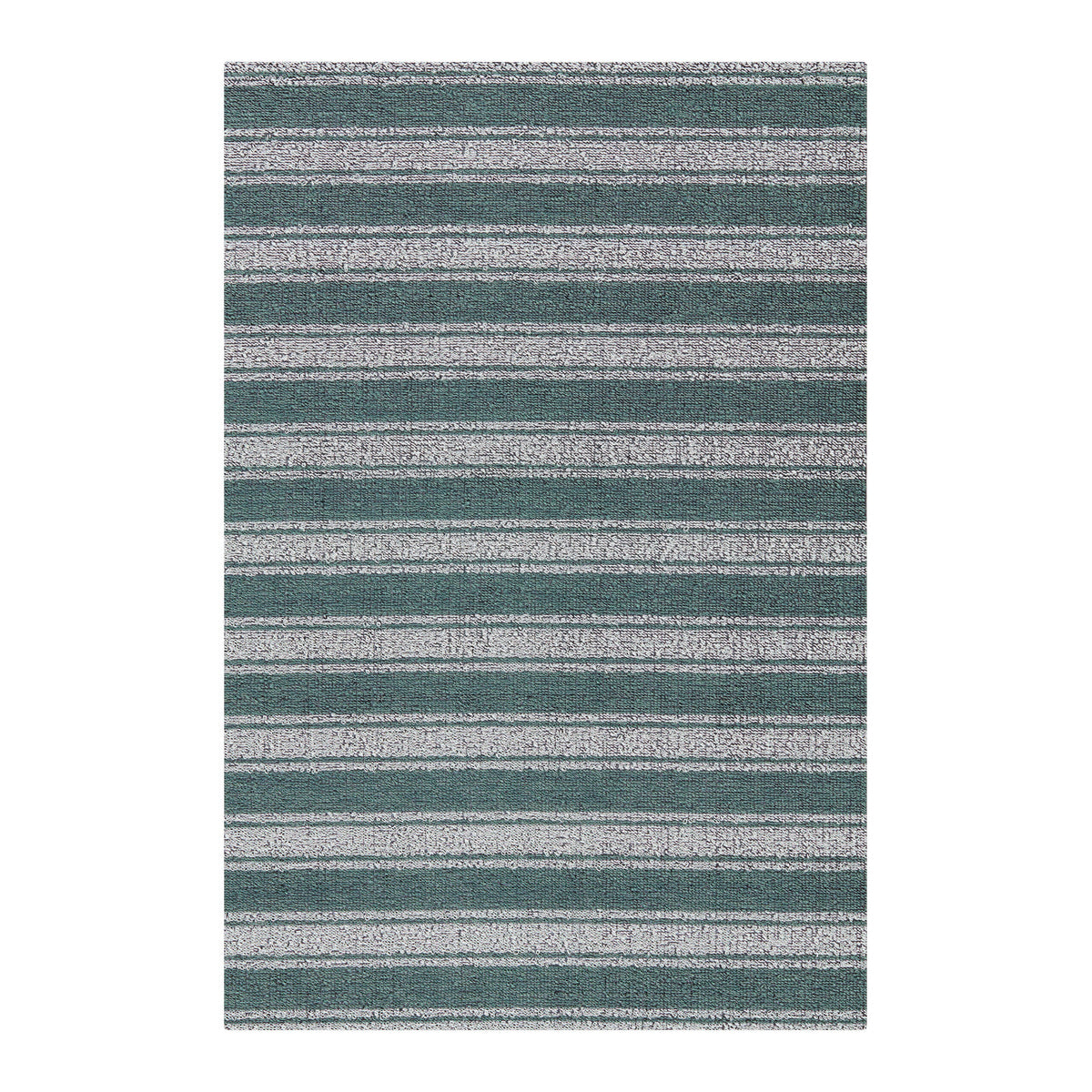 Boardwalk Stripe Shag Mats - Seaside