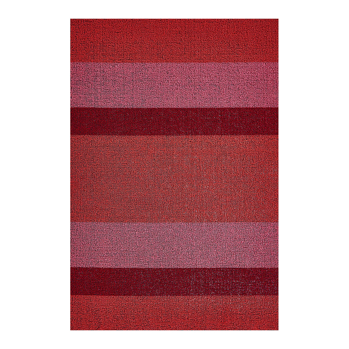 Bold Stripe Shag Mats - Punch