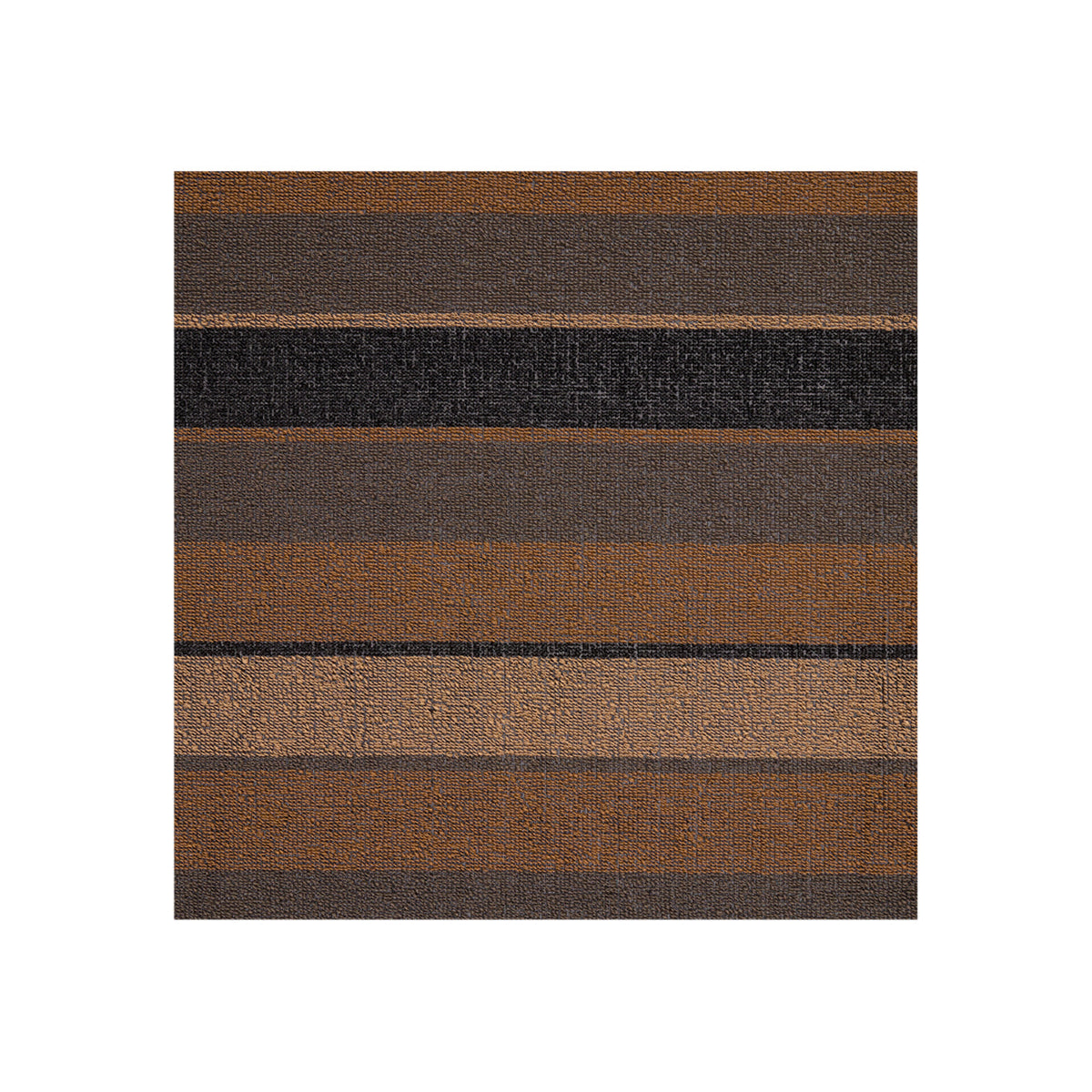 Bolt Stripe Shag Mat Samples - Honey
