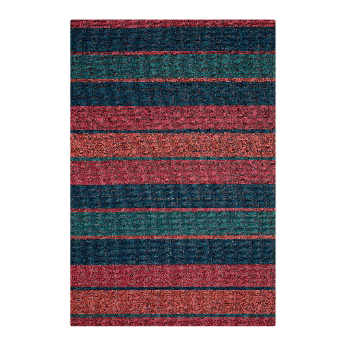 Bolt Stripe Shag Mats - Raspberry