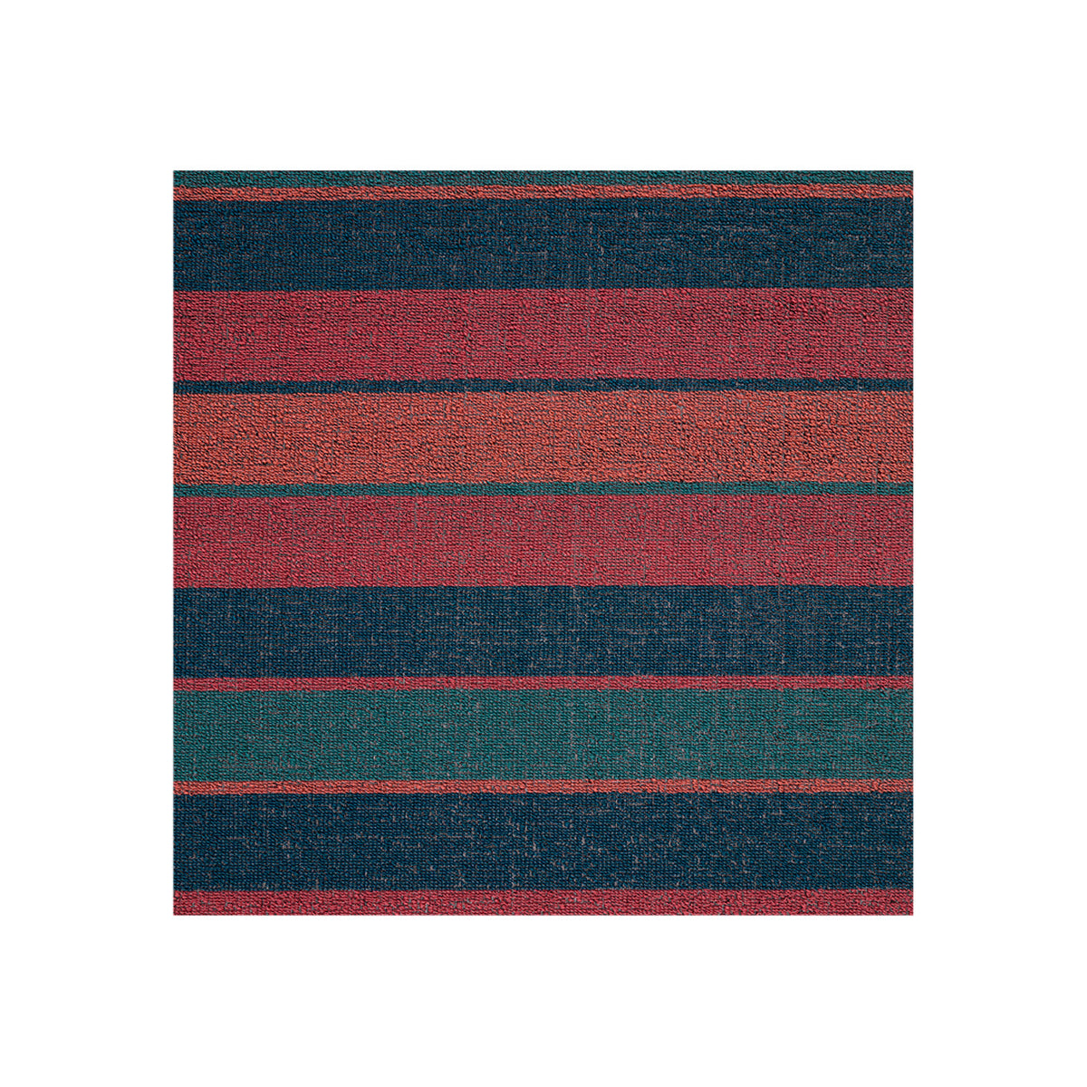 Bolt Stripe Shag Mats - Raspberry