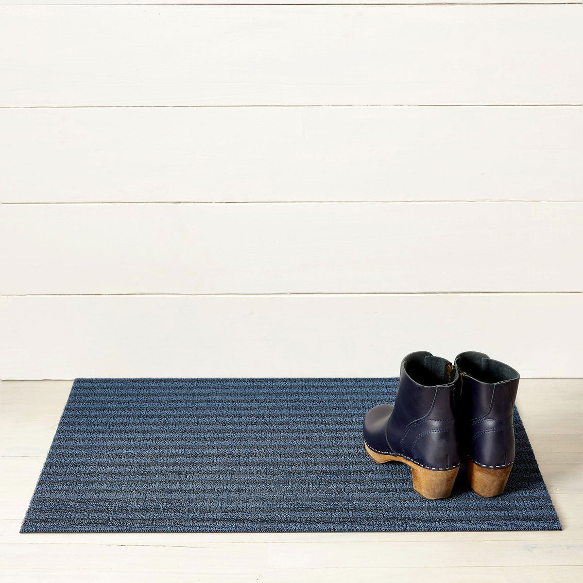 Breton Stripe Shag Mats - Blueberry