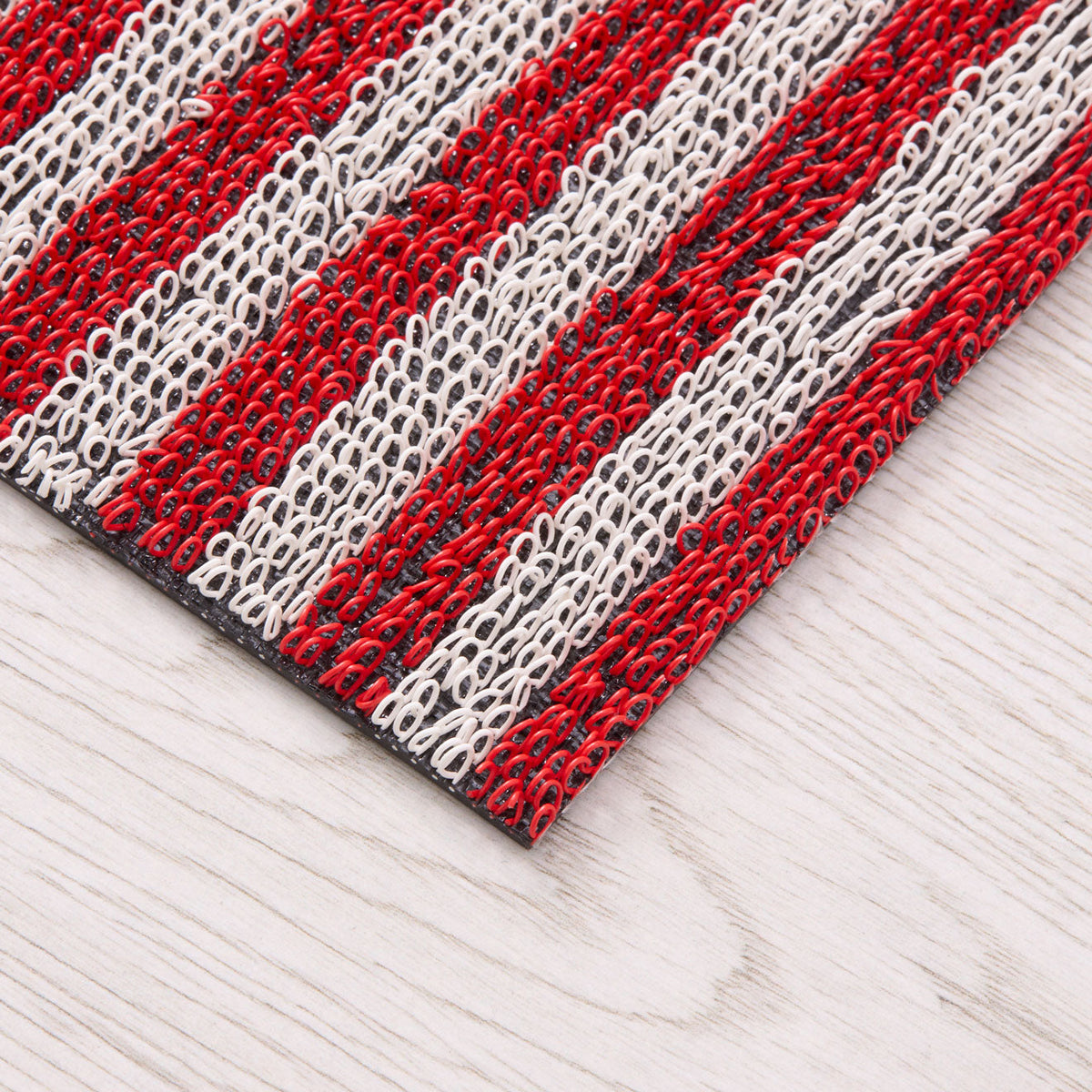 Breton Stripe Shag Mats - Candy