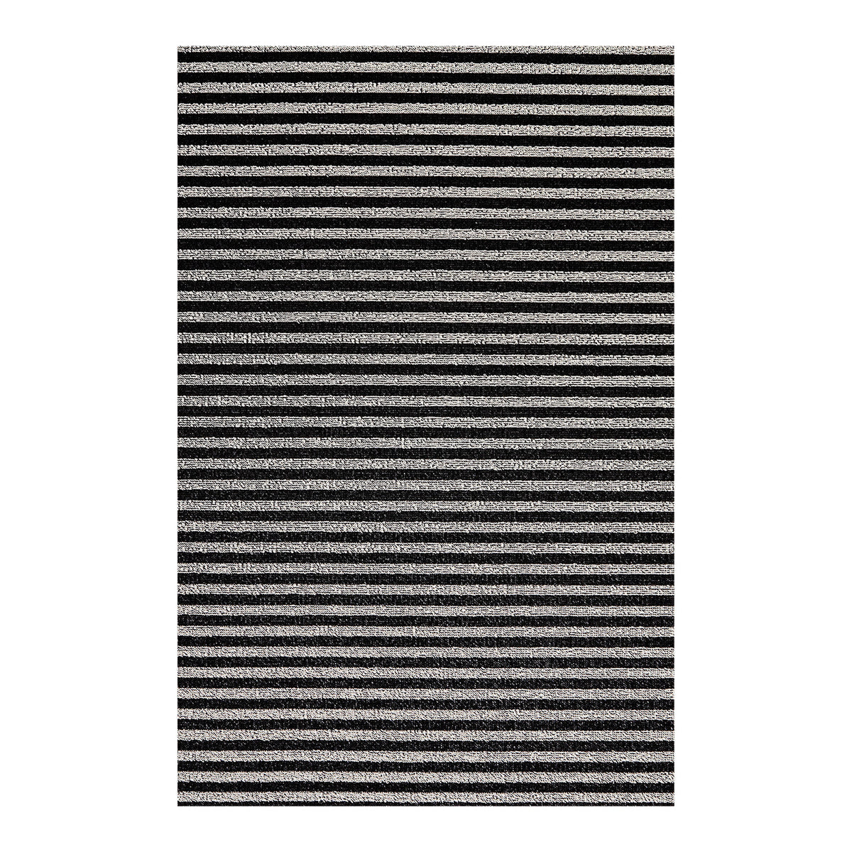 Breton Stripe Shag Mats - Tuxedo