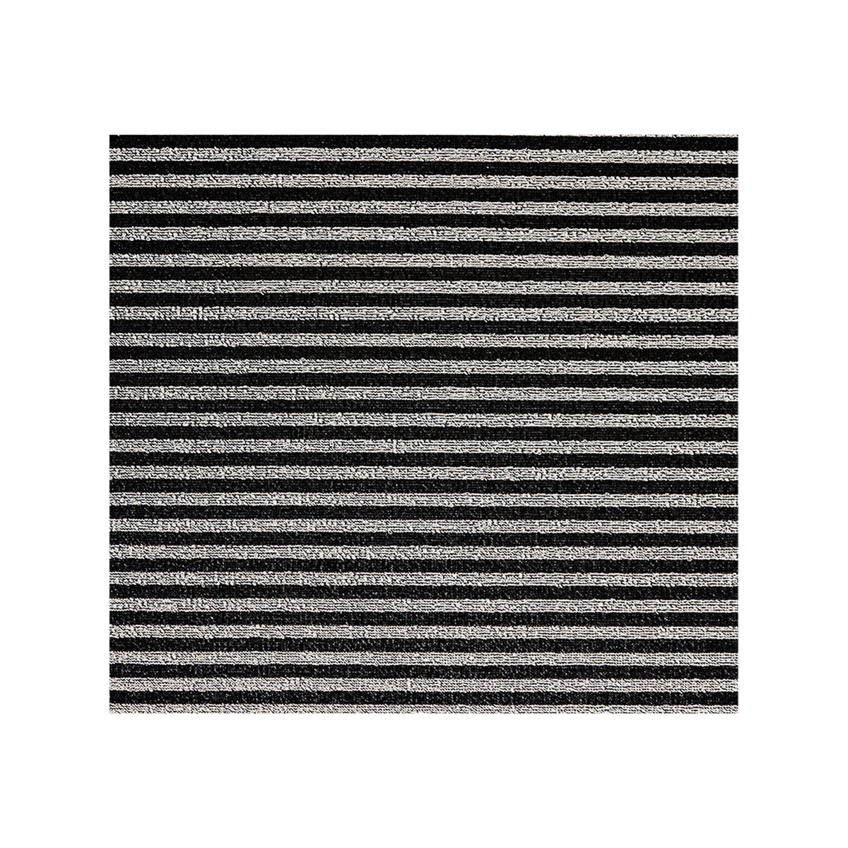 Breton Stripe Shag Mats - Tuxedo