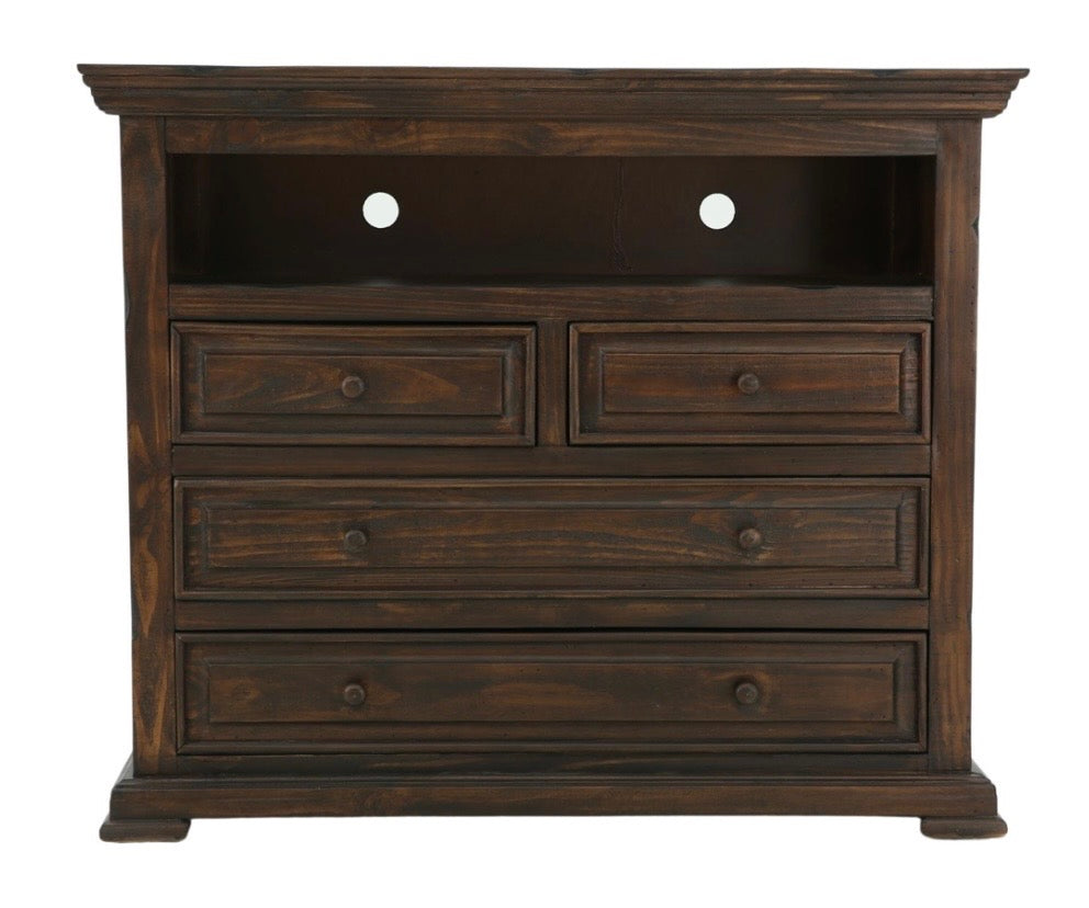 Rustic Solid Wood Chest – Excellent Condition