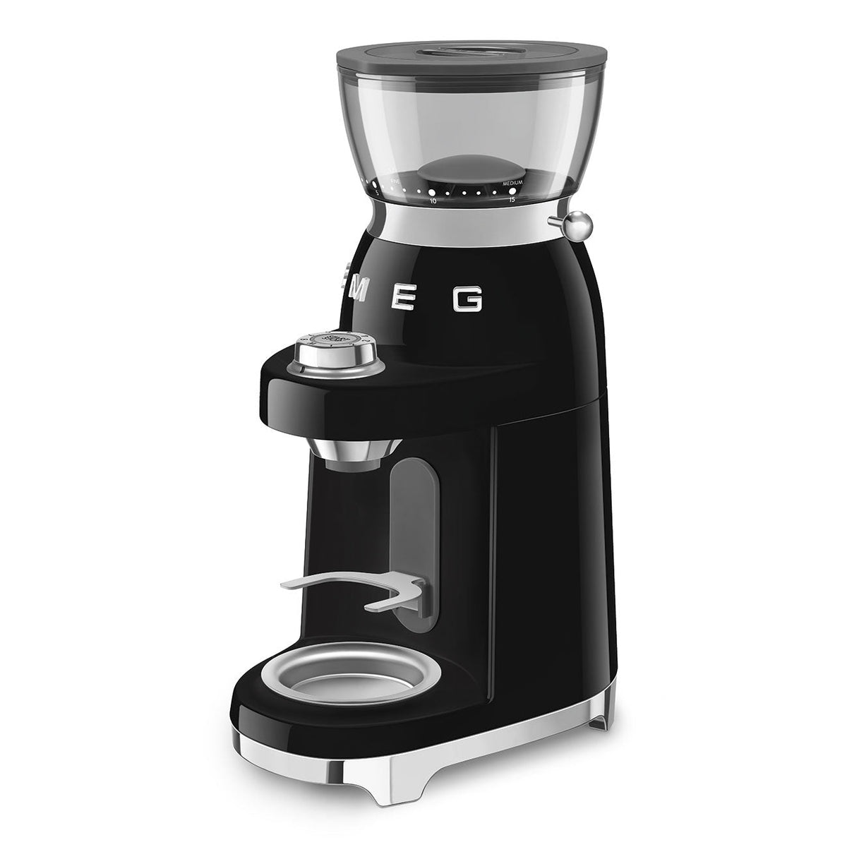 SMEG Multipurpose Conical Burr Coffee Grinder (CGF03) – Black