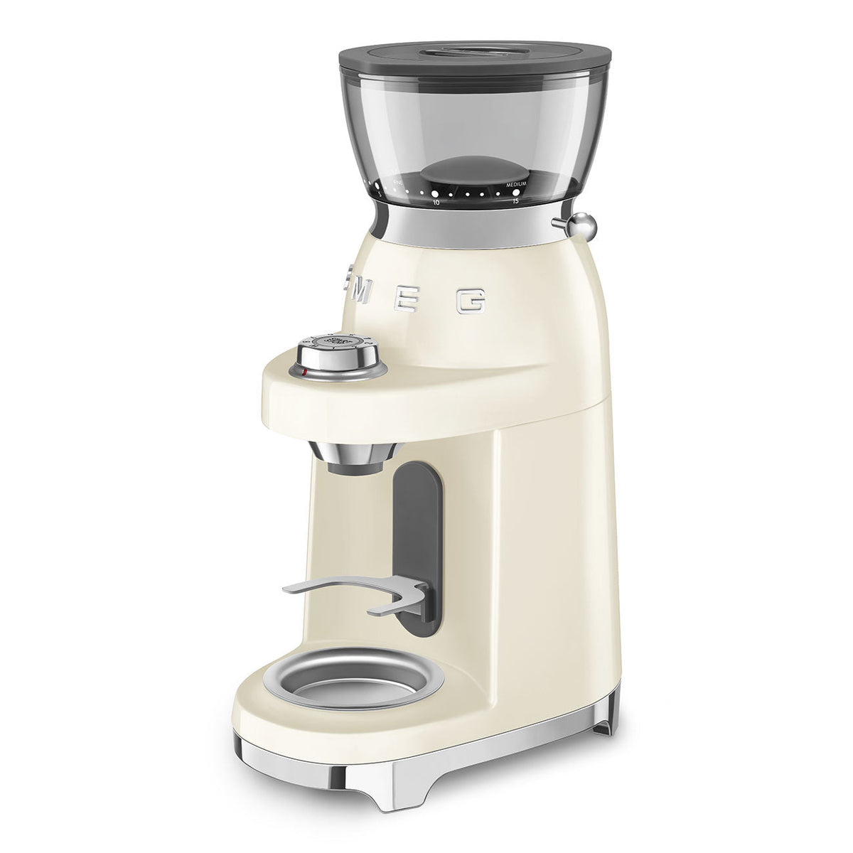 SMEG Multipurpose Conical Burr Coffee Grinder (CGF03) – Cream
