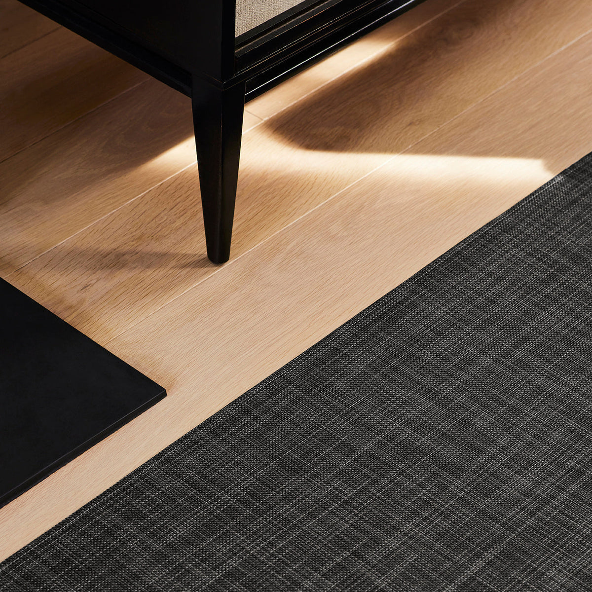 Mini Basketweave Rugs - Cool Grey