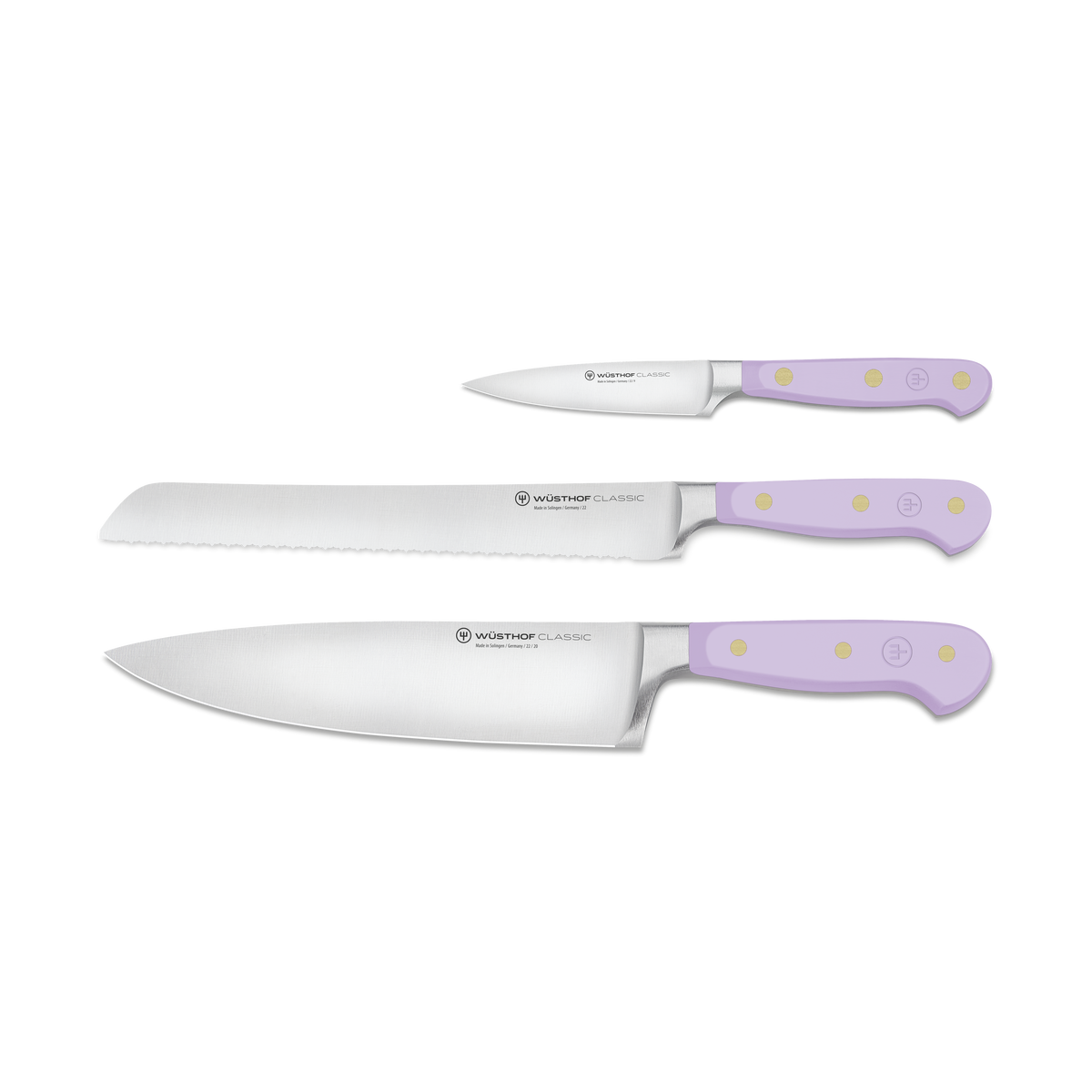 Wusthof Classic 3-Piece Essential Knife Set — Purple Yam