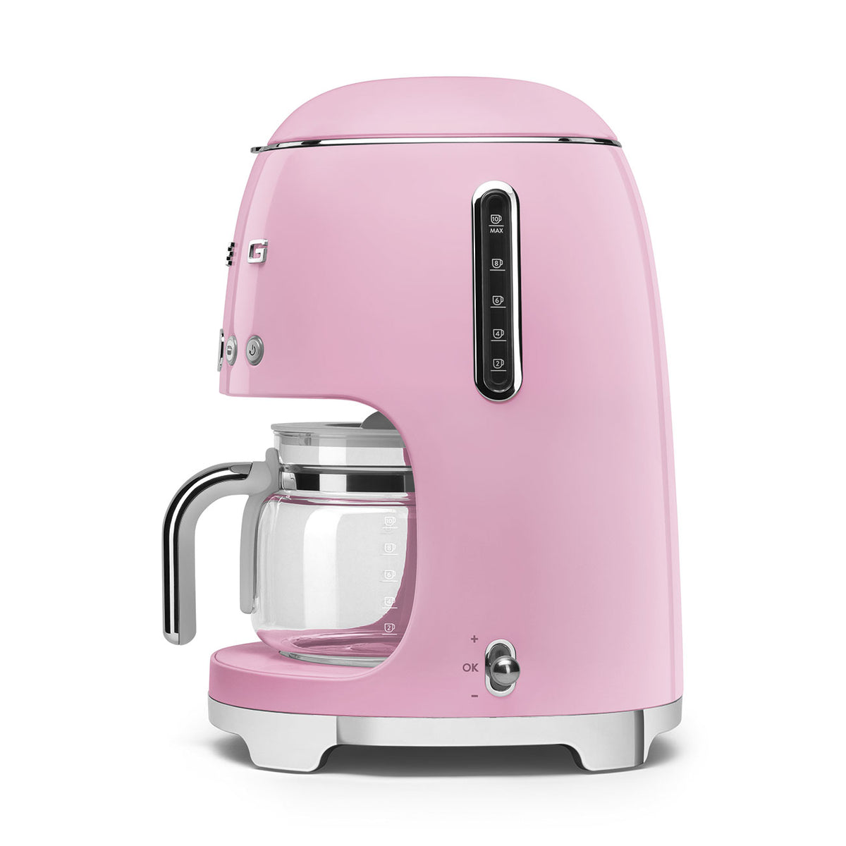 SMEG 10-Cup Drip Coffee Machine (DCF02) – Pink