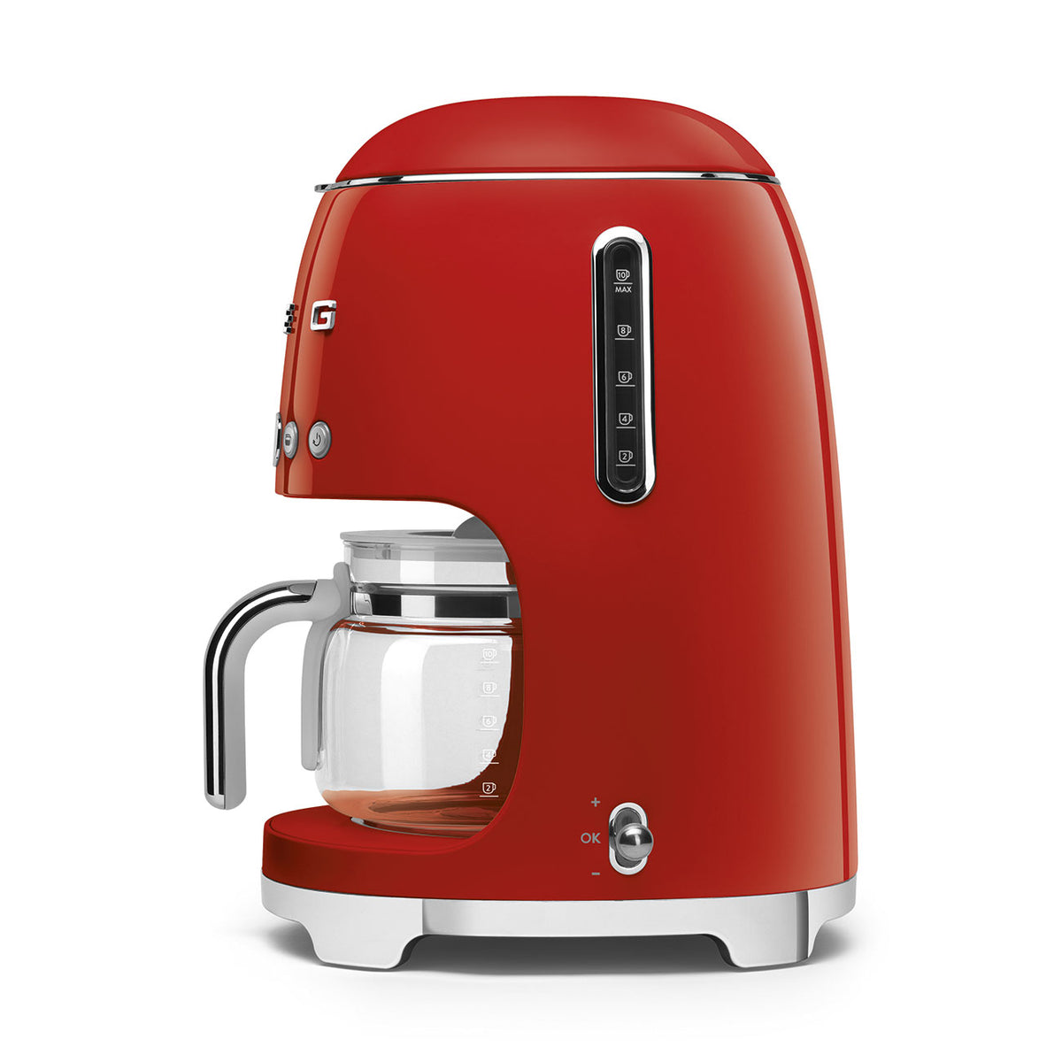 SMEG 10-Cup Drip Coffee Machine (DCF02) – Red