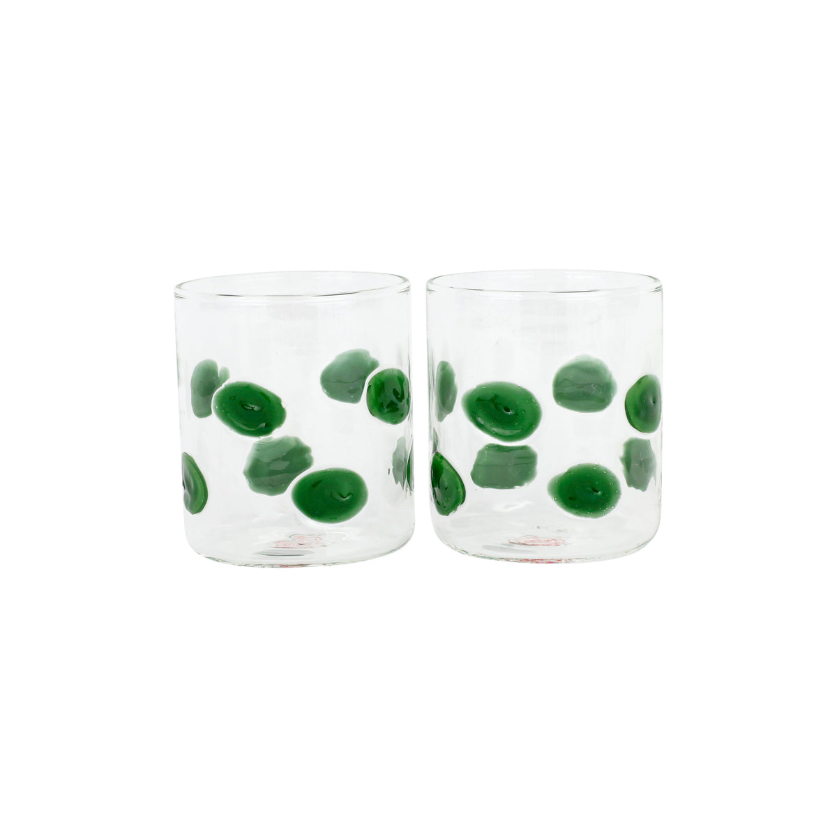 Drop Green Double Old Fashioned - Set of 2
