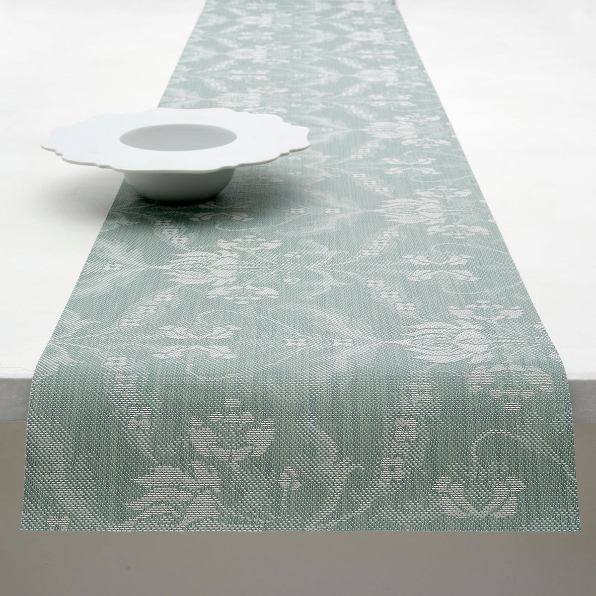Damask Table Runners - Abalone