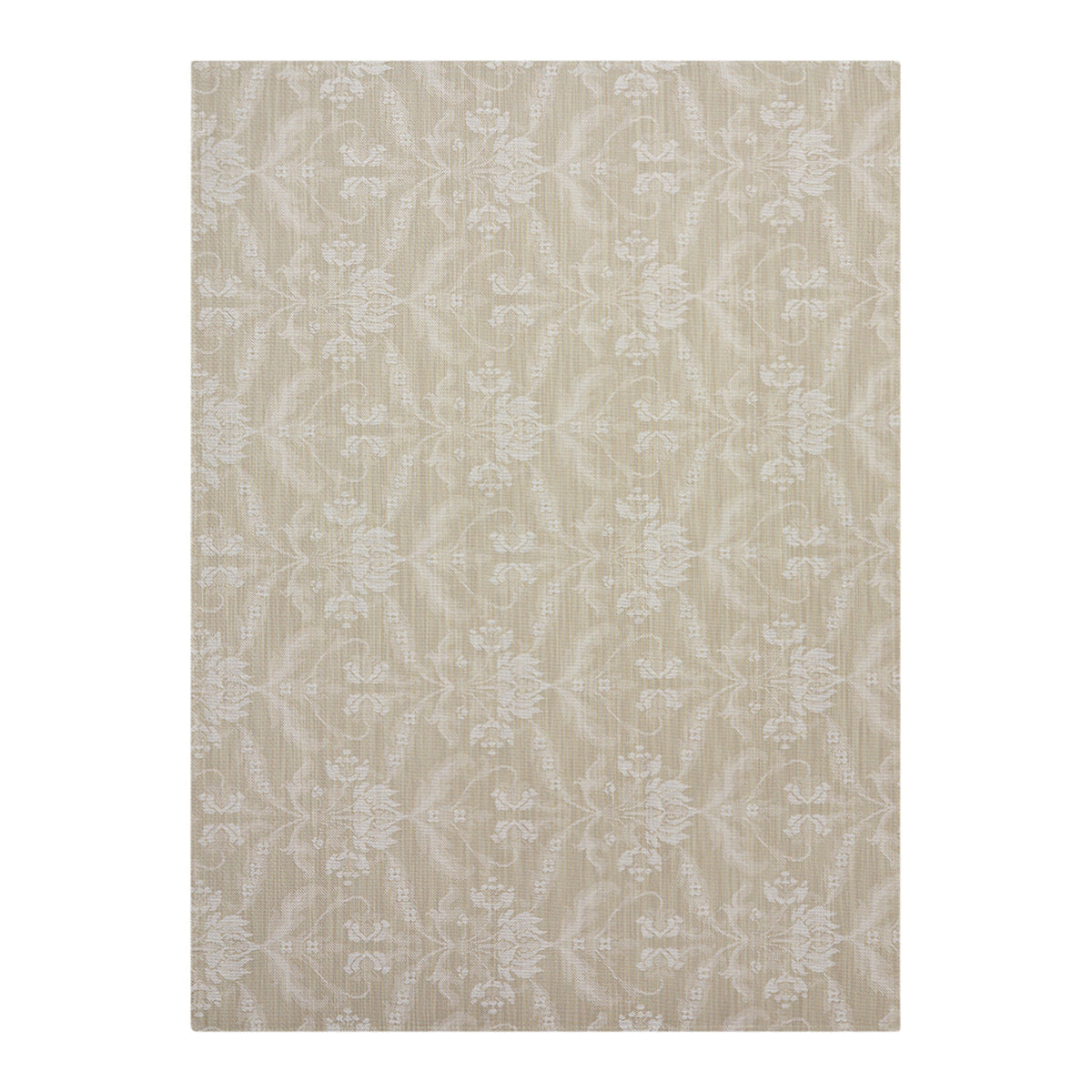 Damask Rugs - Flax