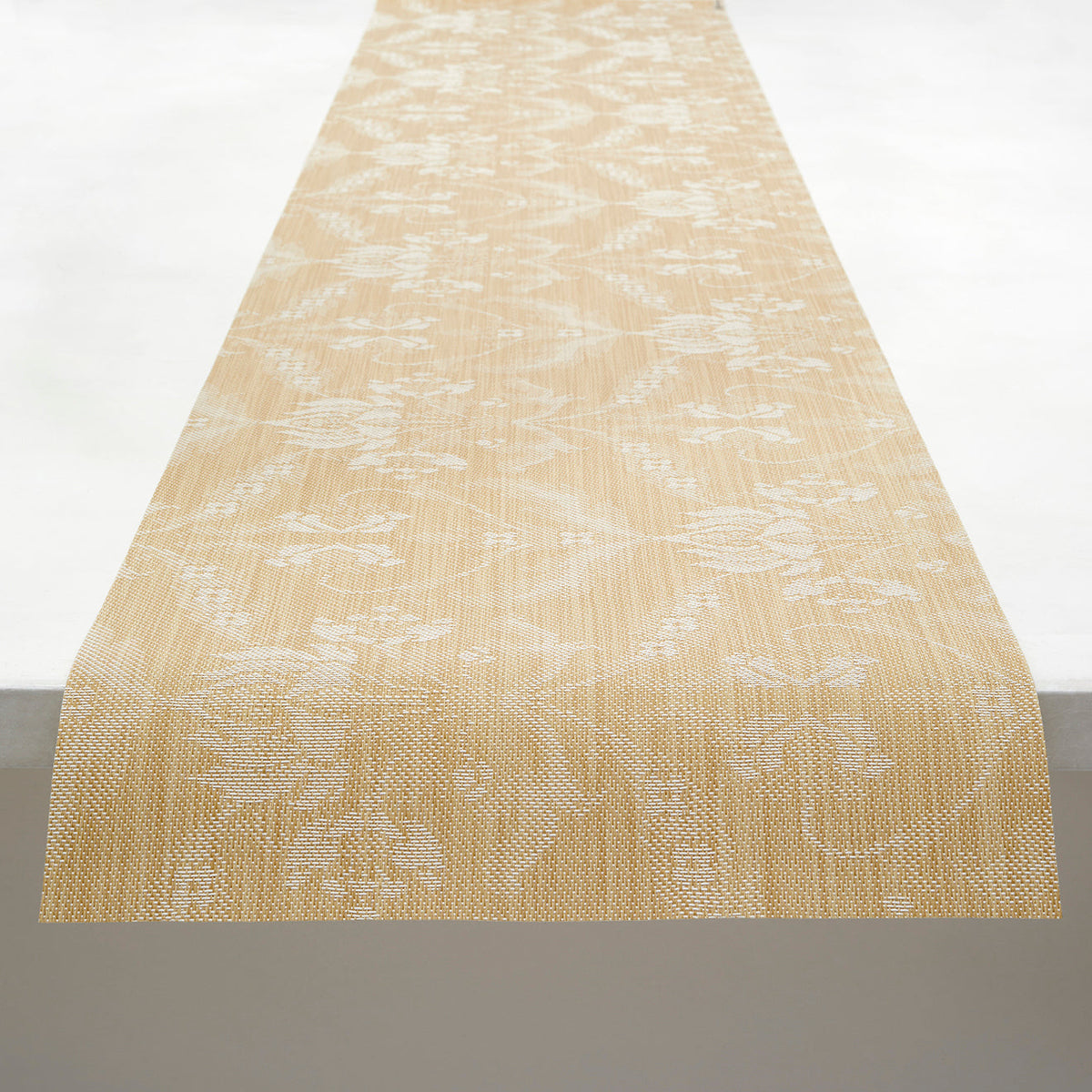 Damask Table Runners - Wheat