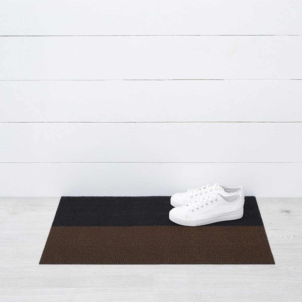 Duo Stripe Shag Mats - Mocha