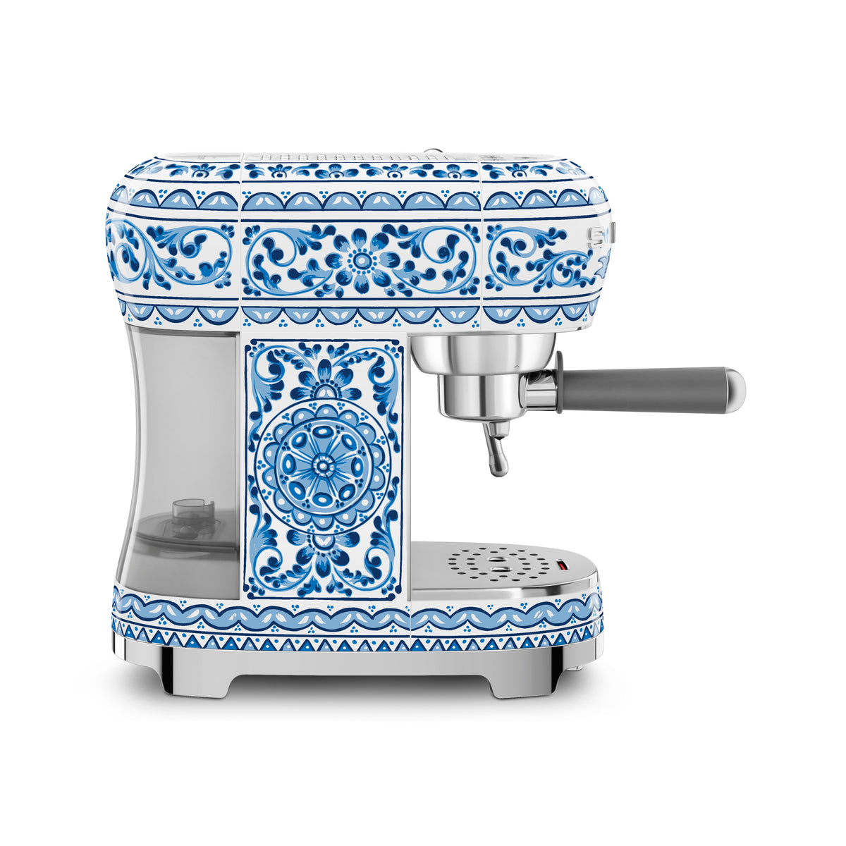 SMEG Manual Espresso Machine – Dolce&Gabbana Blu Mediterraneo (ECF02) – Blu Mediterraneo