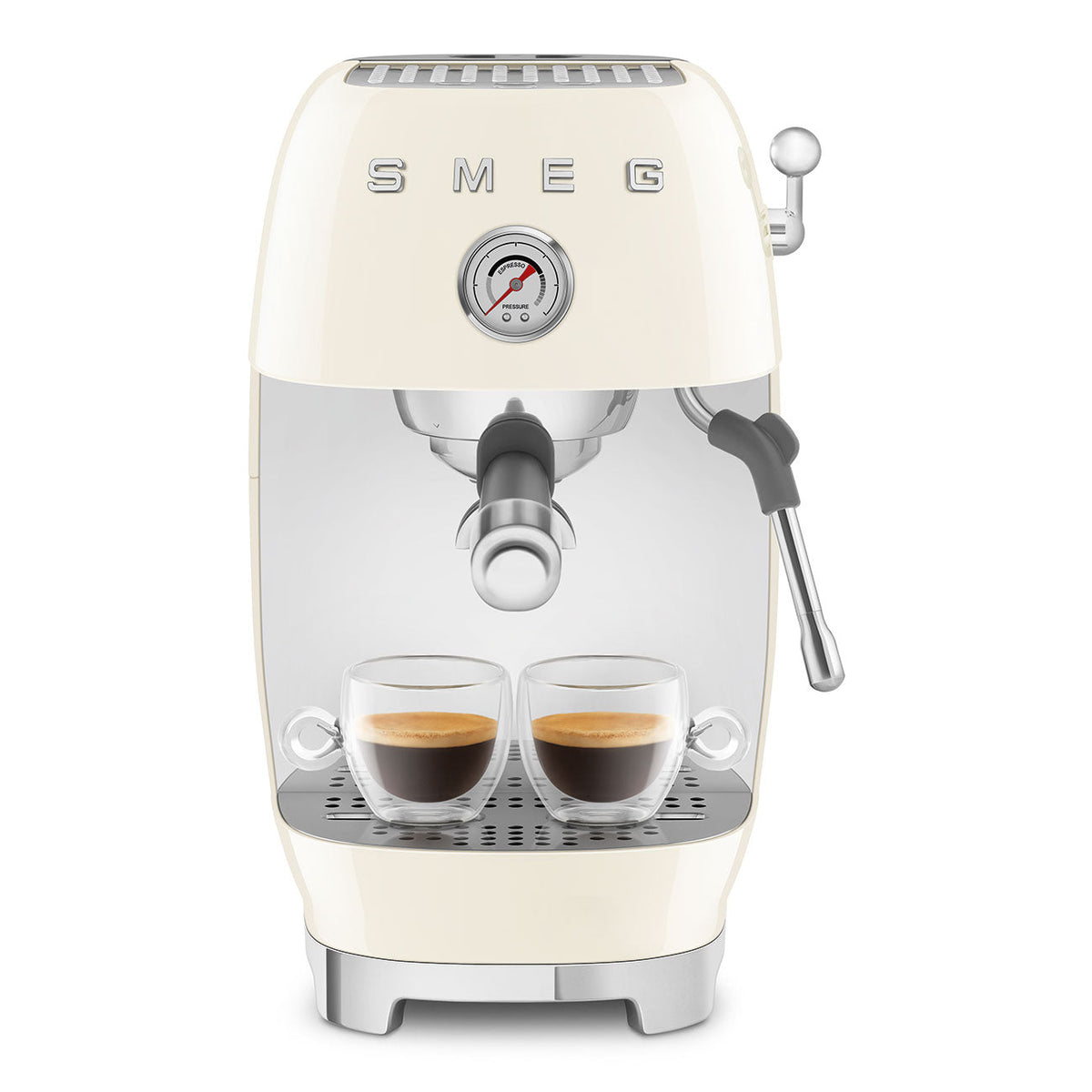 SMEG Manual Espresso and Cold Brew Machine (ECF03) – Cream