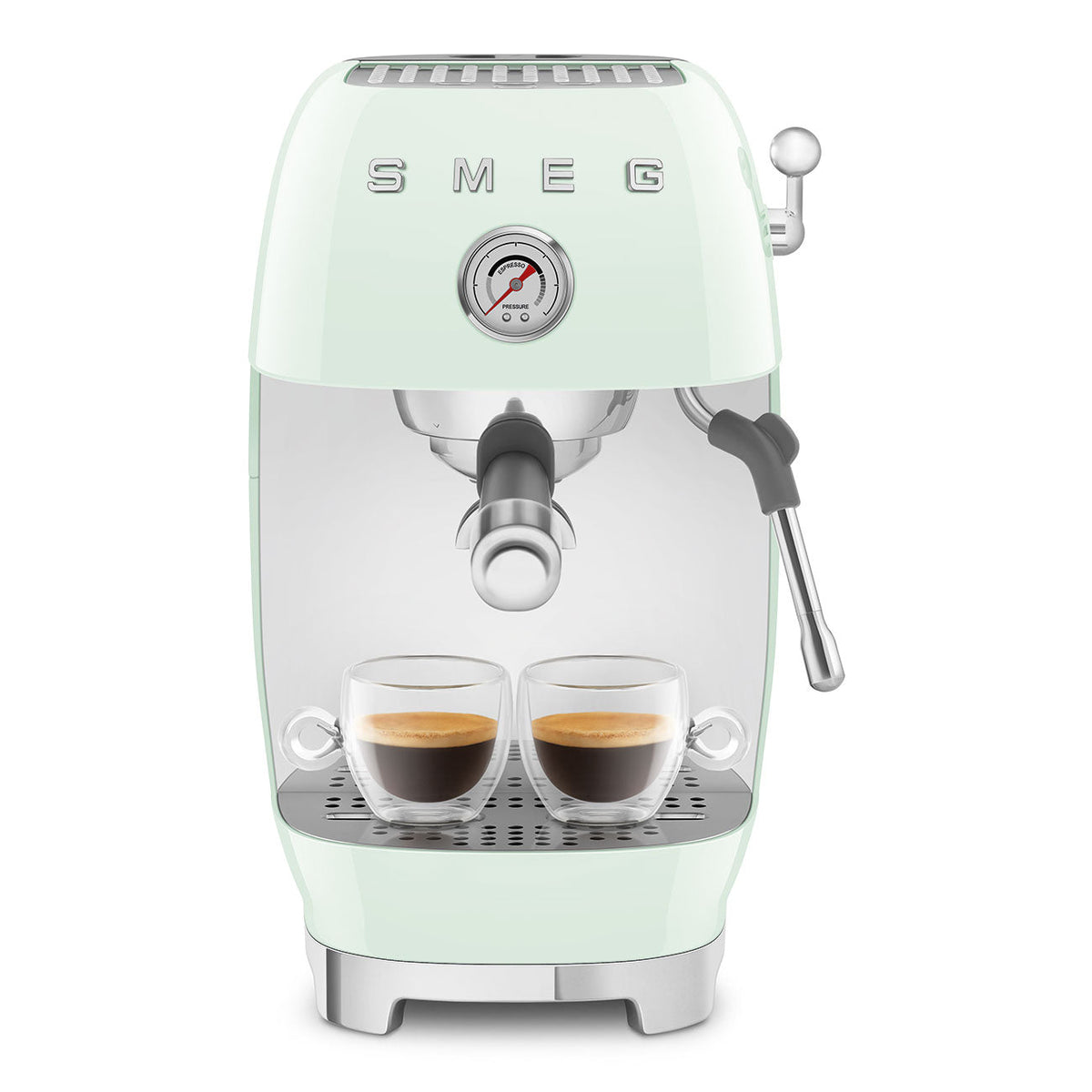SMEG Manual Espresso and Cold Brew Machine (ECF03) – Pastel Green