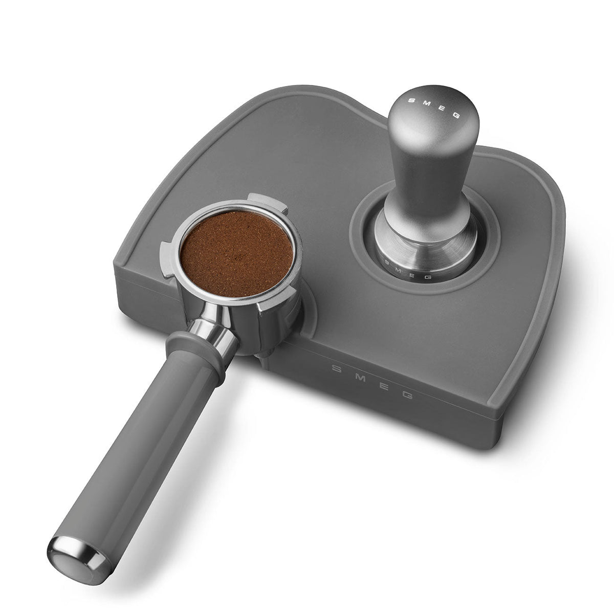 SMEG Stainless Steel Tamper & Silicone Mat Set for SMEG ECF02 Coffee Machines – Default Title