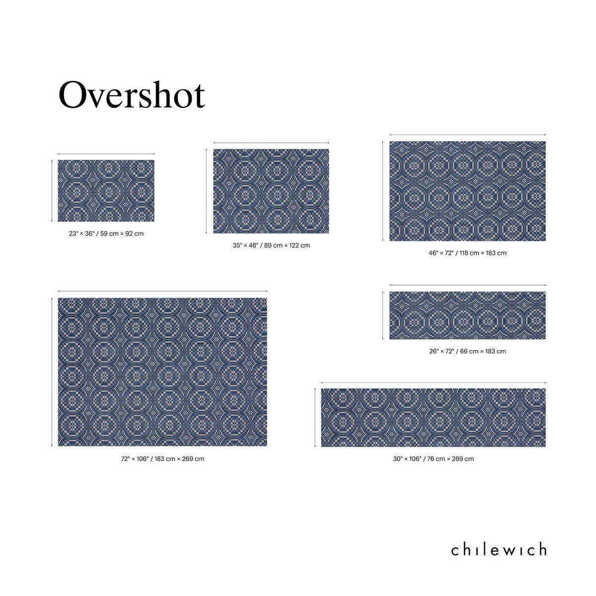 Overshot Rugs - Butterscotch