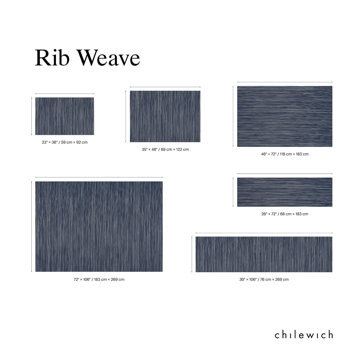 Rib Weave Rugs - Pearl