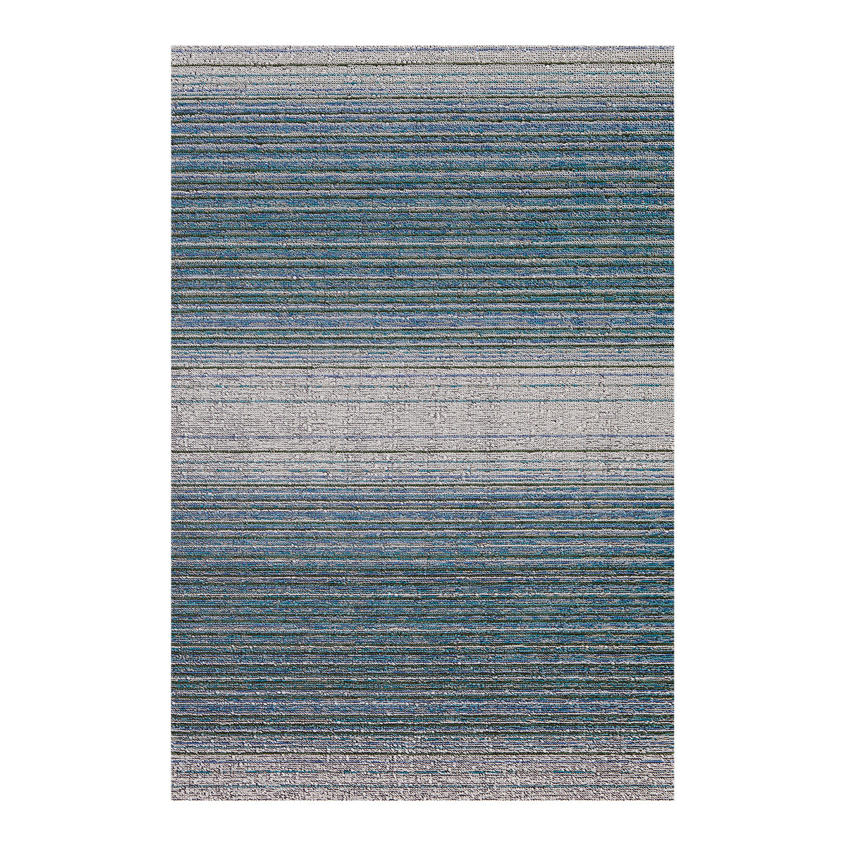 Fade Stripe Shag Mats - Lagoon